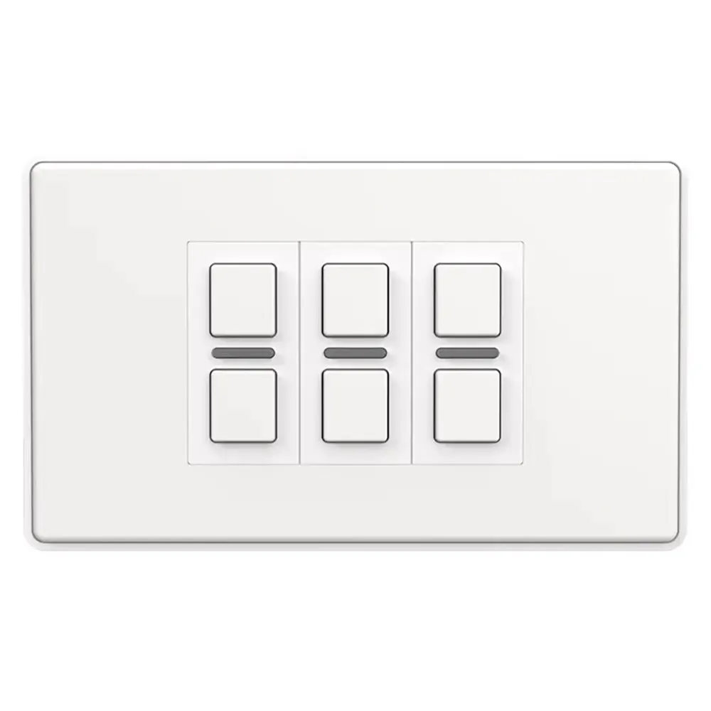 LIGHTWAVE LP53-WH 3 Gang Wire-Free Smart Dimmer Switch - White