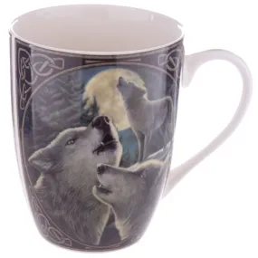 Lisa Parker Wolf Song Porcelain Mug