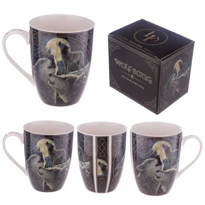 Lisa Parker Wolf Song Porcelain Mug