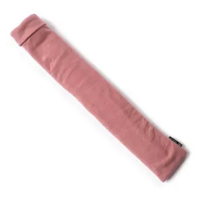 Long Organic Cotton Pink Hot Water Bottle