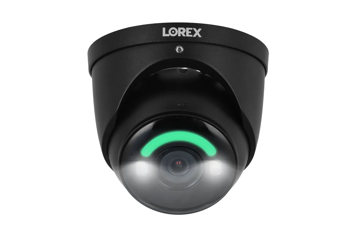 Lorex H16 4K IP Wired Dome Security Camera with Smart Security Lighting and Smart Motion Detection