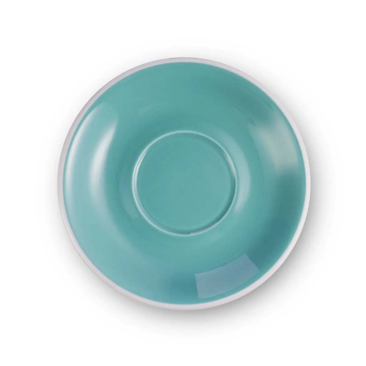 Loveramics Egg Style Latte Cup & Saucer - Teal (10oz/300ml)