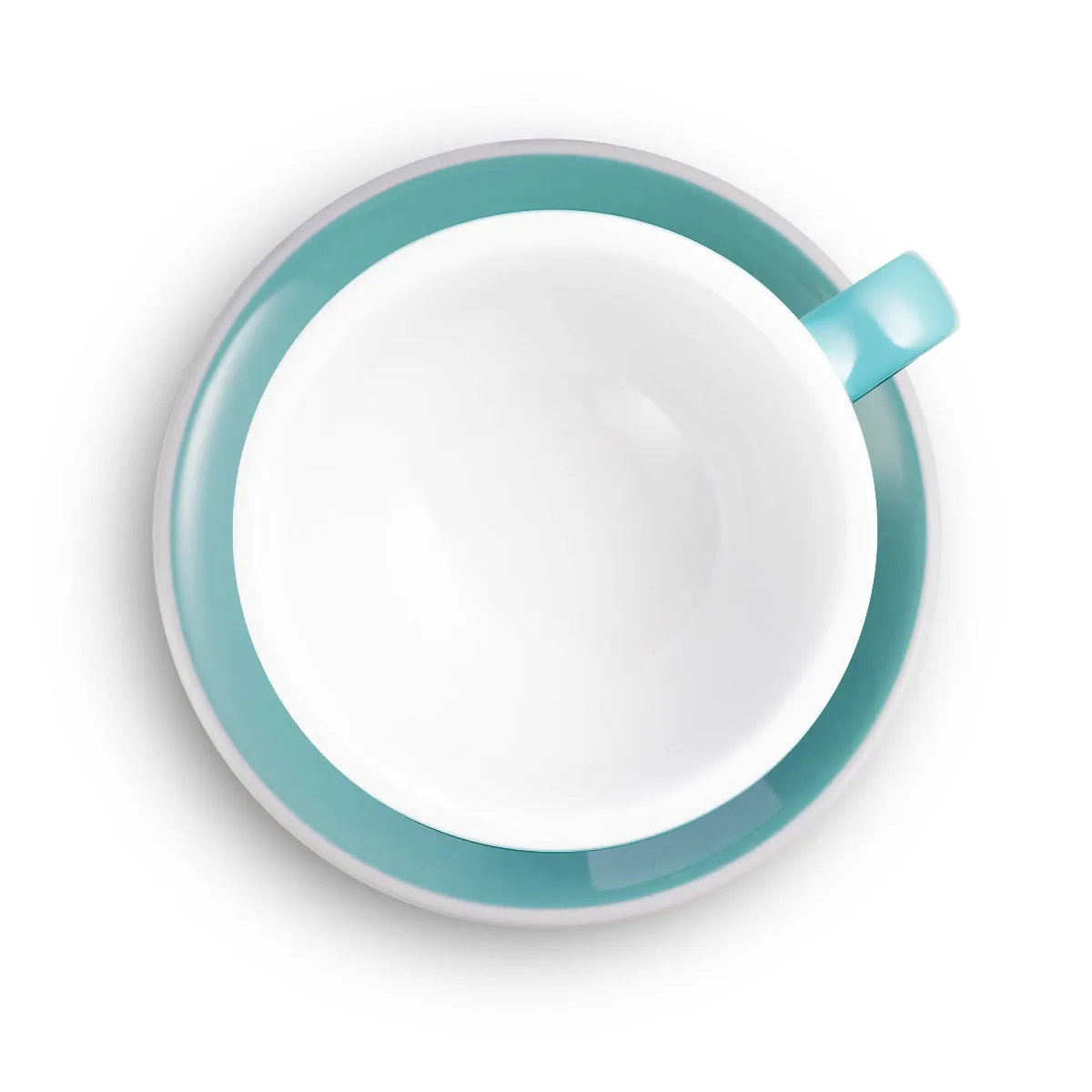 Loveramics Egg Style Latte Cup & Saucer - Teal (10oz/300ml)