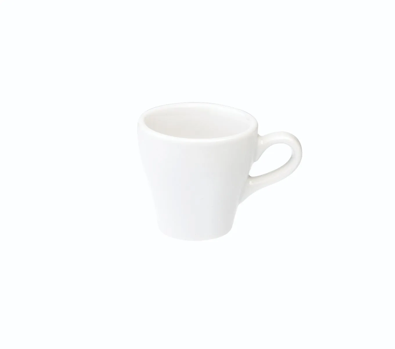 Loveramics Tulip Style Espresso Cup & Saucer - White (2.7oz/80ml)