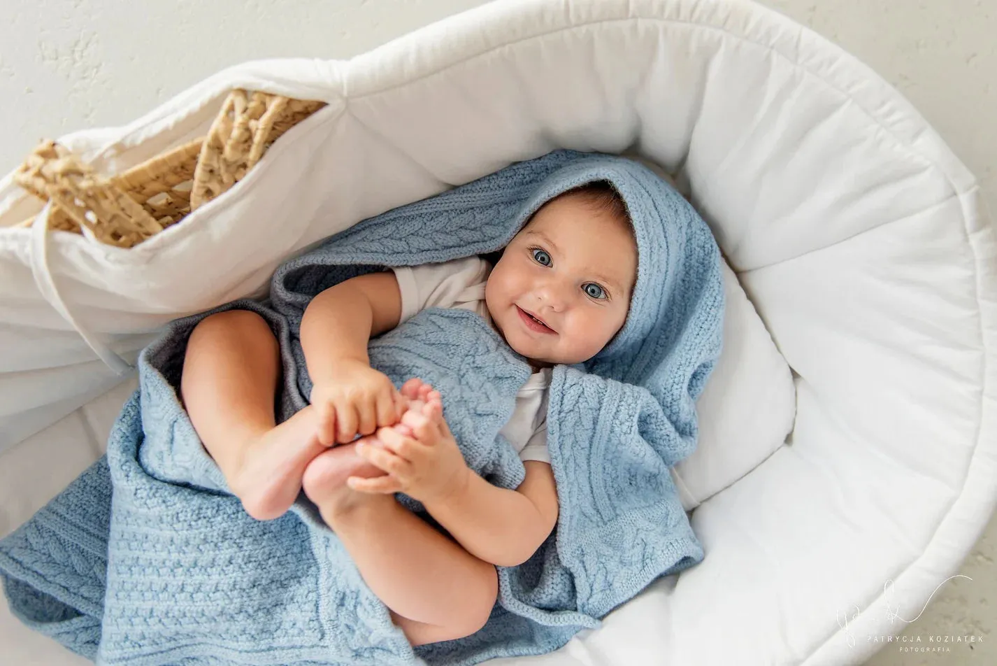 Lullalove Premium Merino Wool Baby Blanket "Cookie"