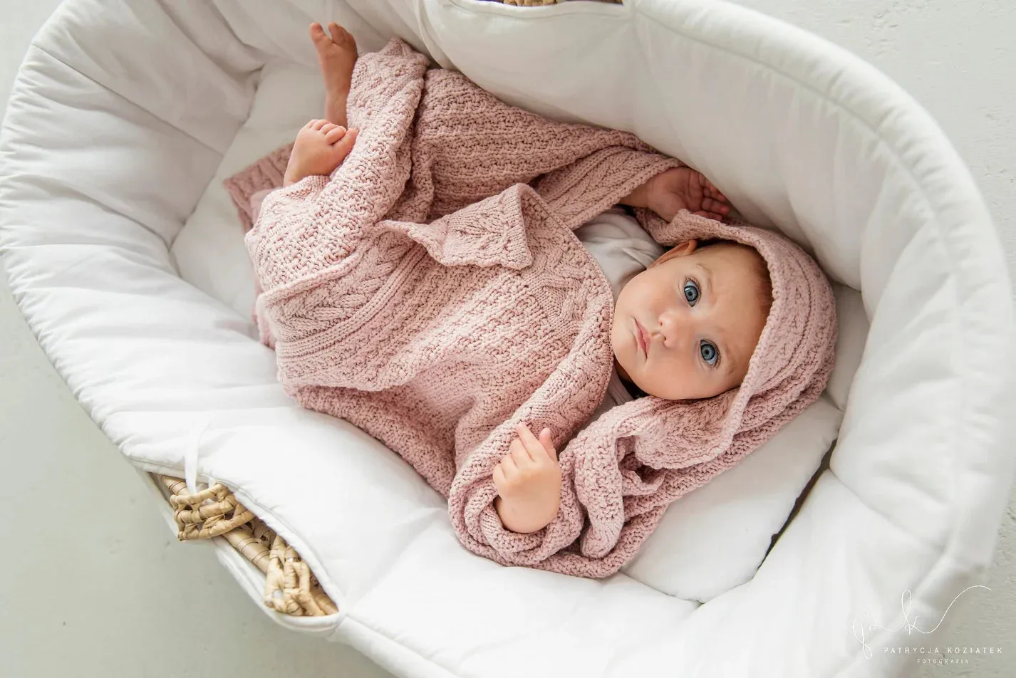 Lullalove Premium Merino Wool Baby Blanket "Cookie"