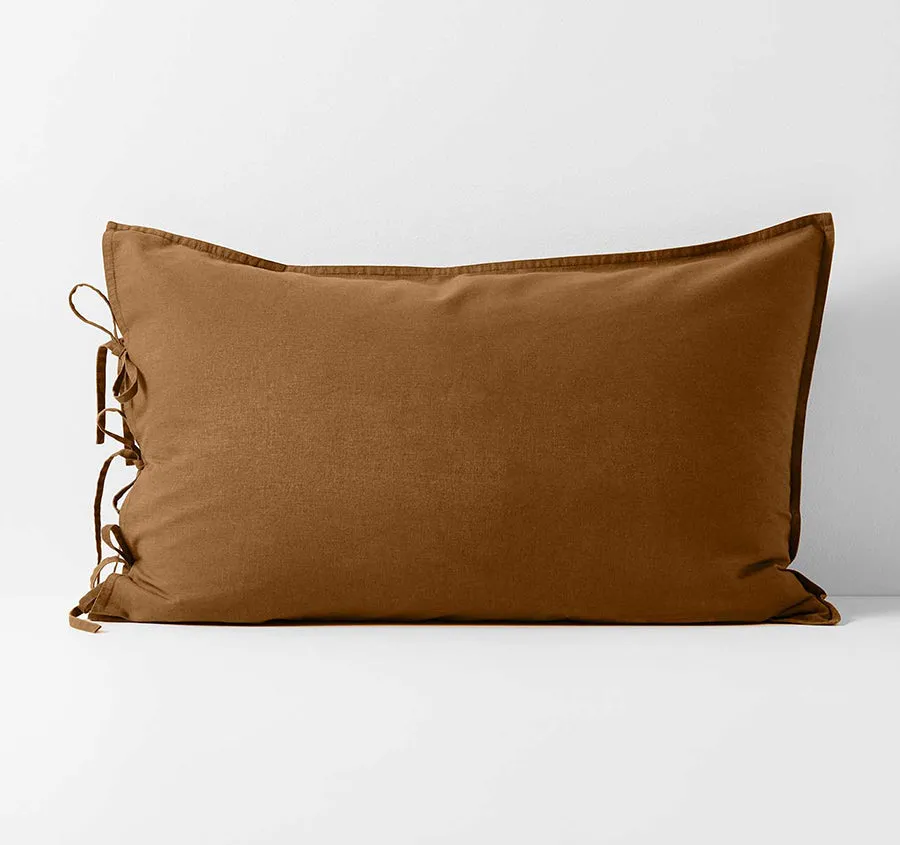 Maison Vintage Standard Pillowcase Cinnamon