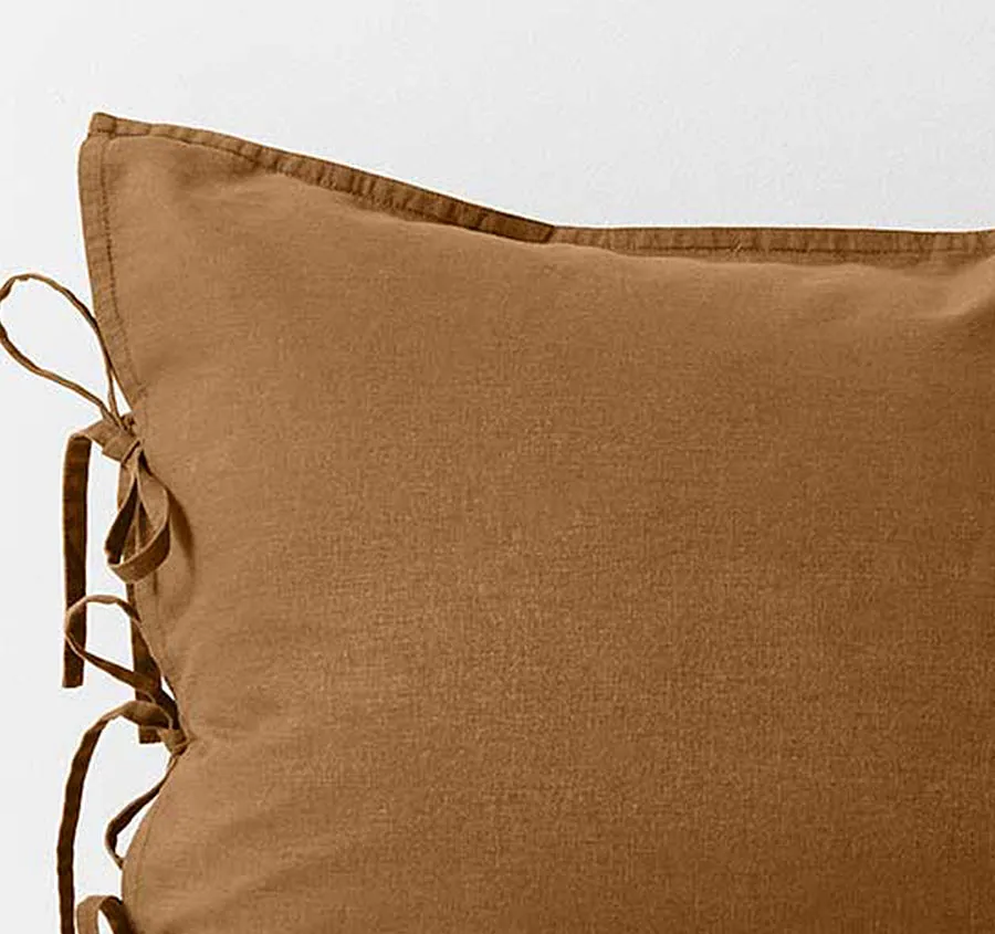 Maison Vintage Standard Pillowcase Cinnamon