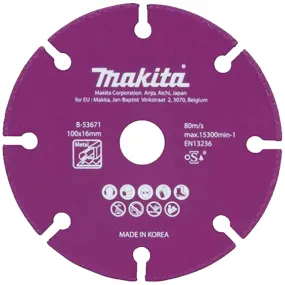 Makita B-53671 Diamond Wheel 4″ (355mm) Segmented Type Vacuum Brazed