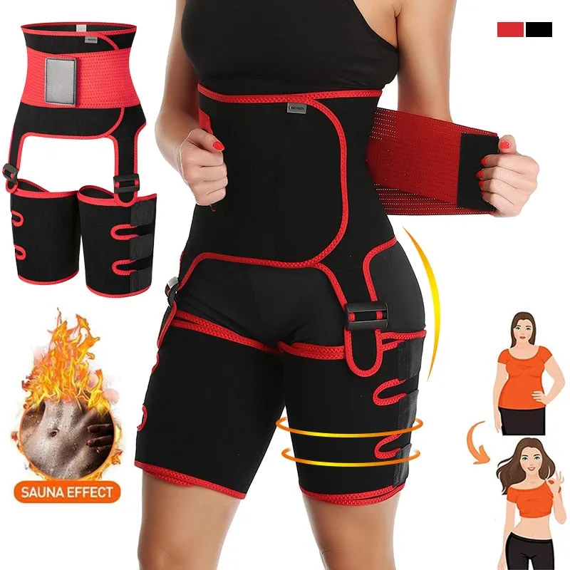 Maytin 2 in 1 Waist Trainer & Thigh Trimmer Compression Belt