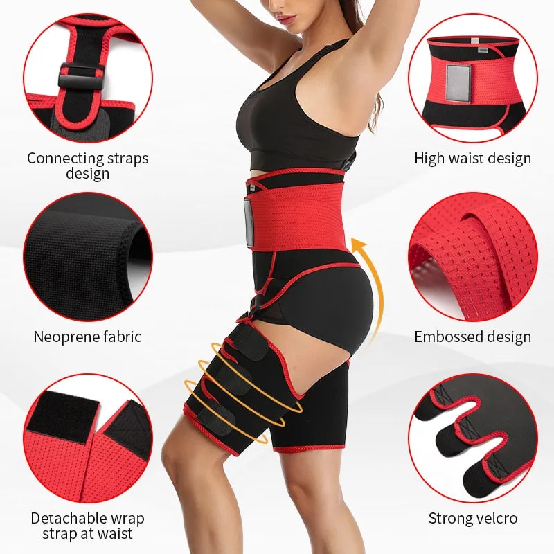 Maytin 2 in 1 Waist Trainer & Thigh Trimmer Compression Belt