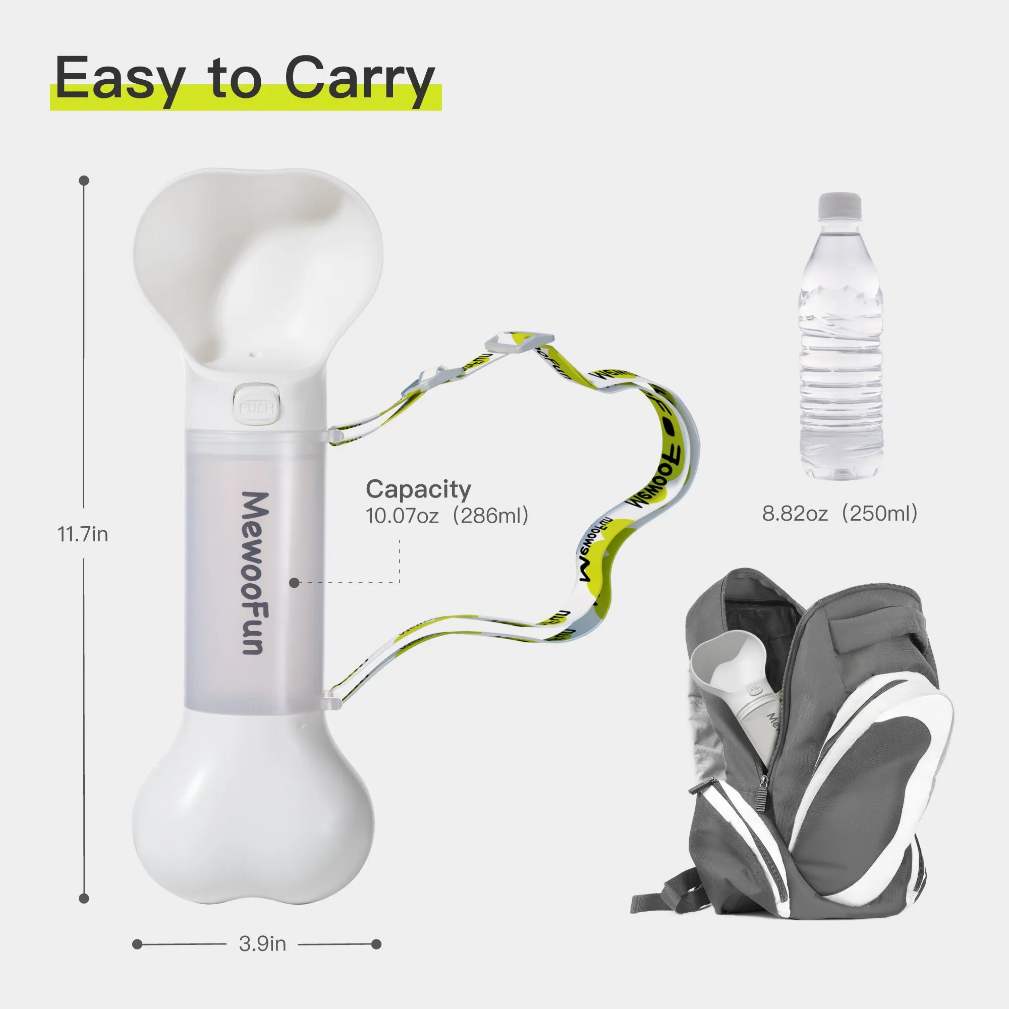 Mewoofun Dog Water Bottle