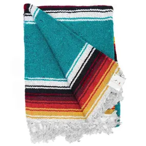 Mexican Diamond Blanket - Teal