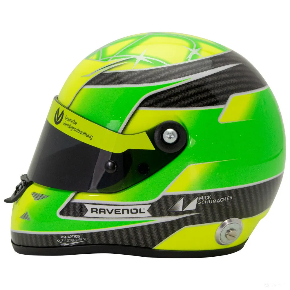 Mick Schumacher Mini Helmet, 1:2 scale, Green, 2018