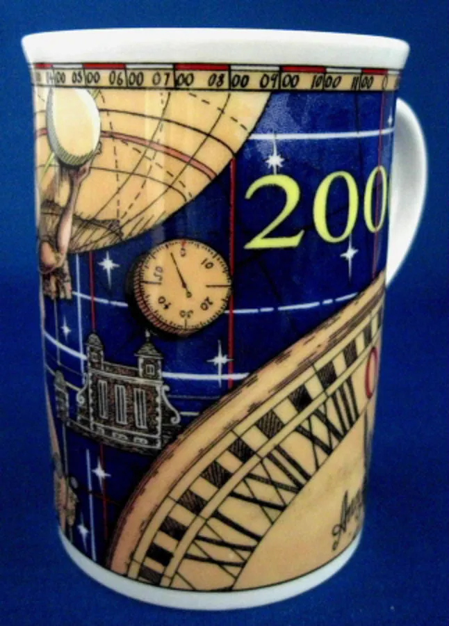 Millennium Mug Year 2000 Duchess English Bone China Celestial