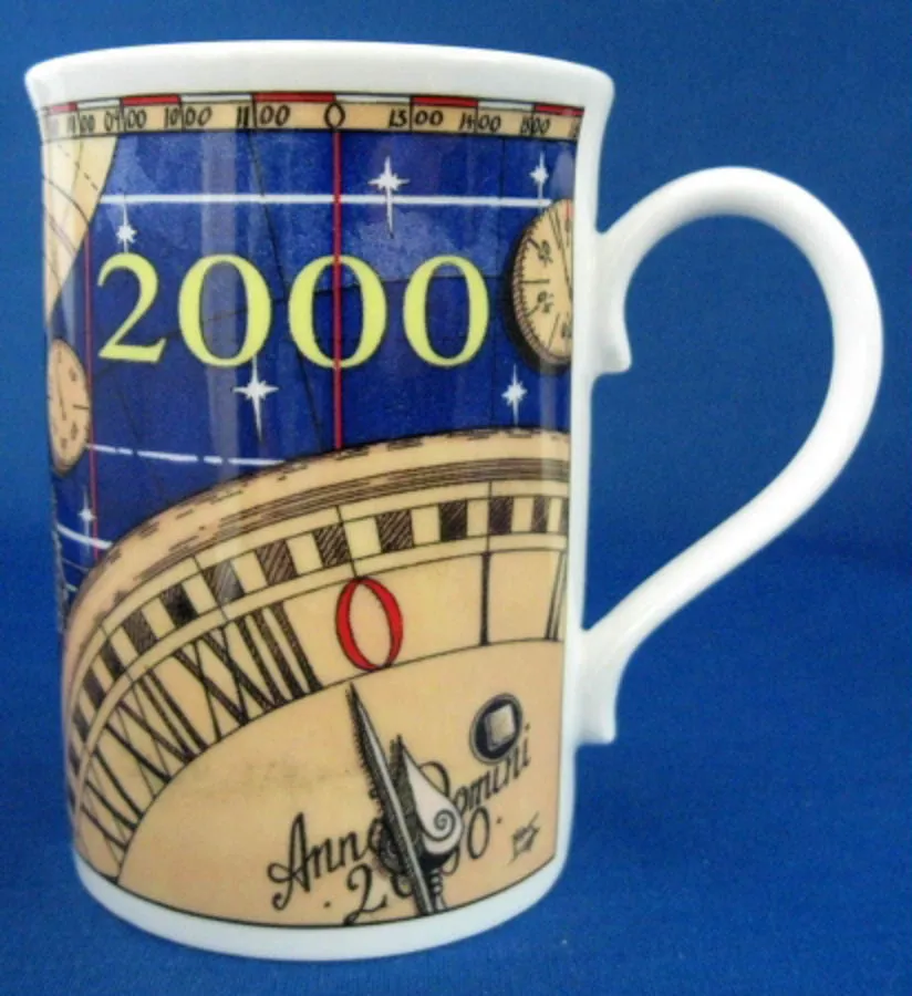 Millennium Mug Year 2000 Duchess English Bone China Celestial