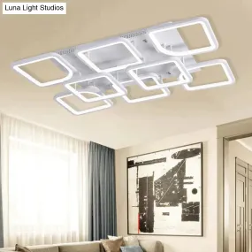 Modern LED Ceiling Lights Dimmable Lamp With APP Remote Control For Living Room Bedroom Home Decorative Fixture