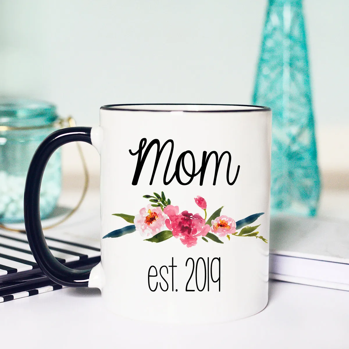 Mom Mug, New Mom Mug, Mom to Be Gift, Unique Pregnancy Reveal, Personalized Mom Mug