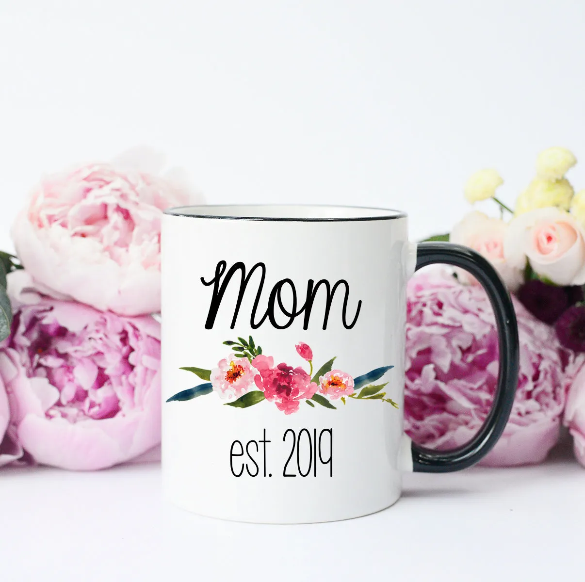 Mom Mug, New Mom Mug, Mom to Be Gift, Unique Pregnancy Reveal, Personalized Mom Mug