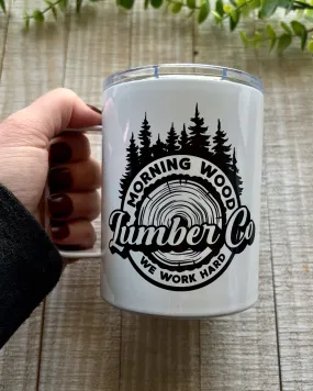 morning wood lumber co | 12oz stainless steel mug