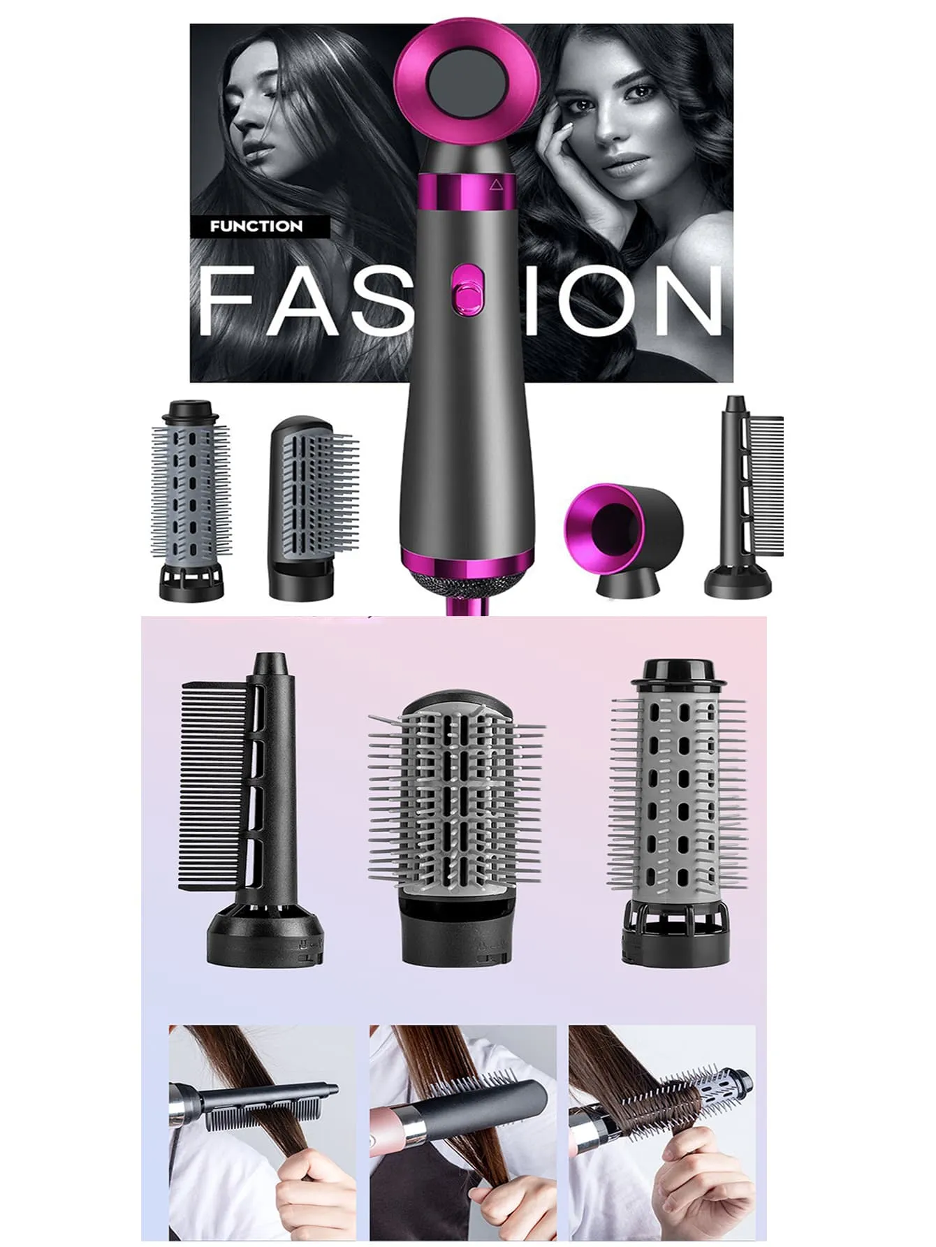 Multifunctional Hair Dryer Brush Softness And Control Lightweight