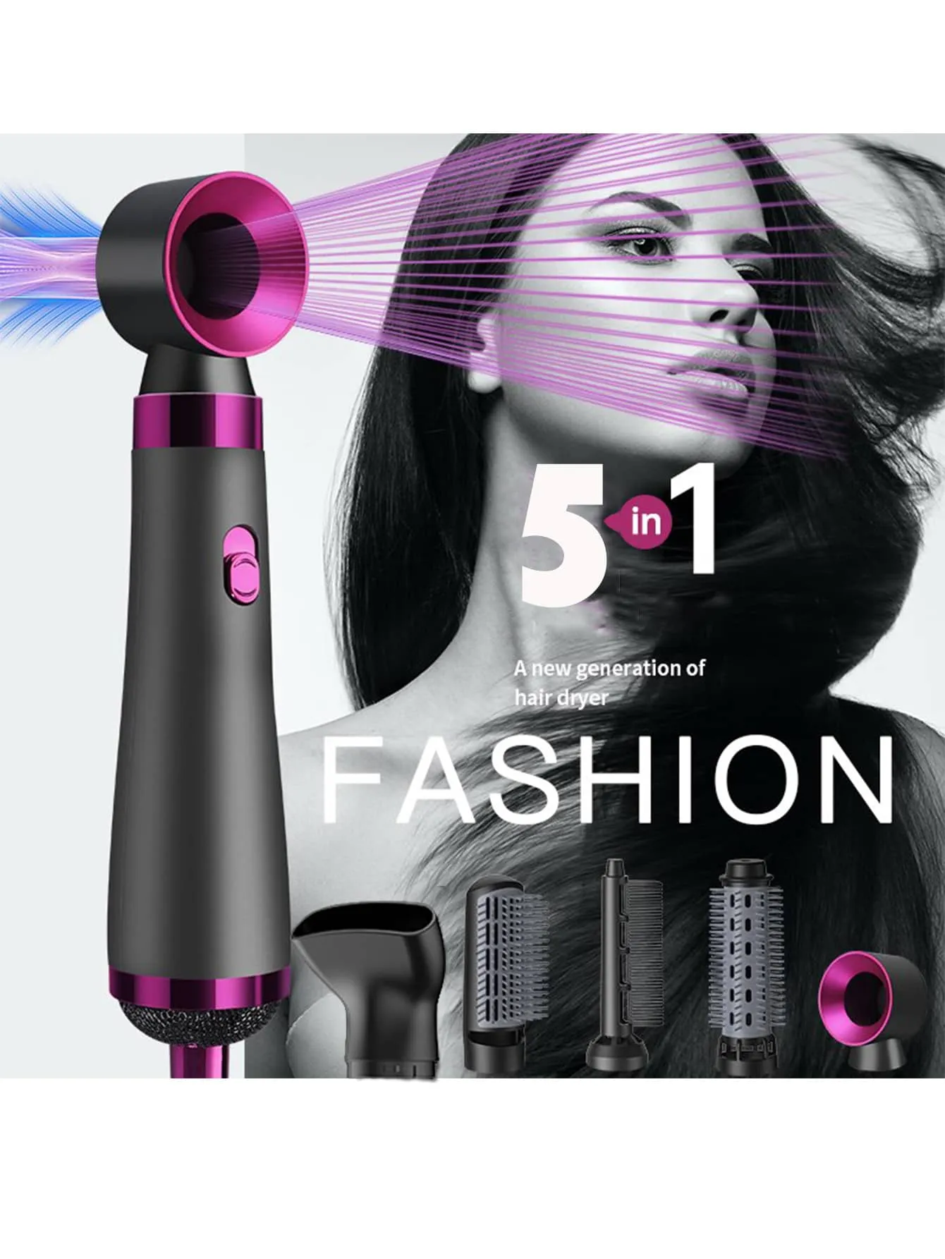 Multifunctional Hair Dryer Brush Softness And Control Lightweight