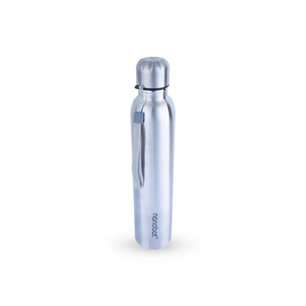 Nanobot Akua Water Bottle - 500 ml | Stainless Steel Water Container/ 10 x 2 Inches/ Steel Bottle for Home