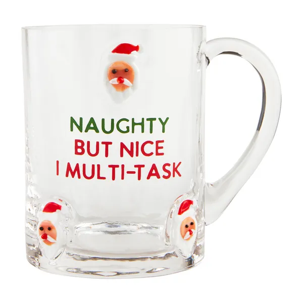 Naughty But Nice Glass Mug