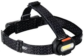 Nebo EINSTEIN NEB-HLP-0008 Headlamp, 2200 mAh, Alkaline, Lithium-Ion Battery, LED Lamp, 1500, 209 ft Beam Distance :CD: QUANTITY: 1