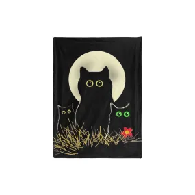 Night Cats Baby Blanket