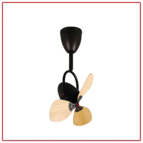 NSB FINO 3 (Variety of Colors) 16 Inch Seed Shape Blade Remote Control Mini Ceiling Fan