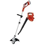 Open Box -  BLACK DECKER 40V Lithium String Trimmer/Sweeper Combo Orange