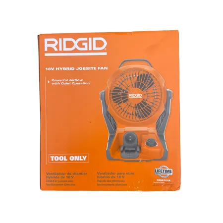 Open Box - RIDGID 18-Volt Cordless Hybrid Jobsite Fan (Tool Only)