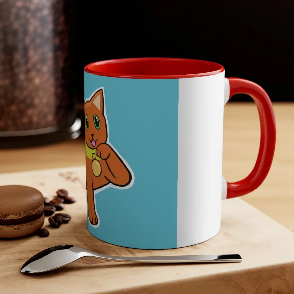 Orange Kitty Accent Mug