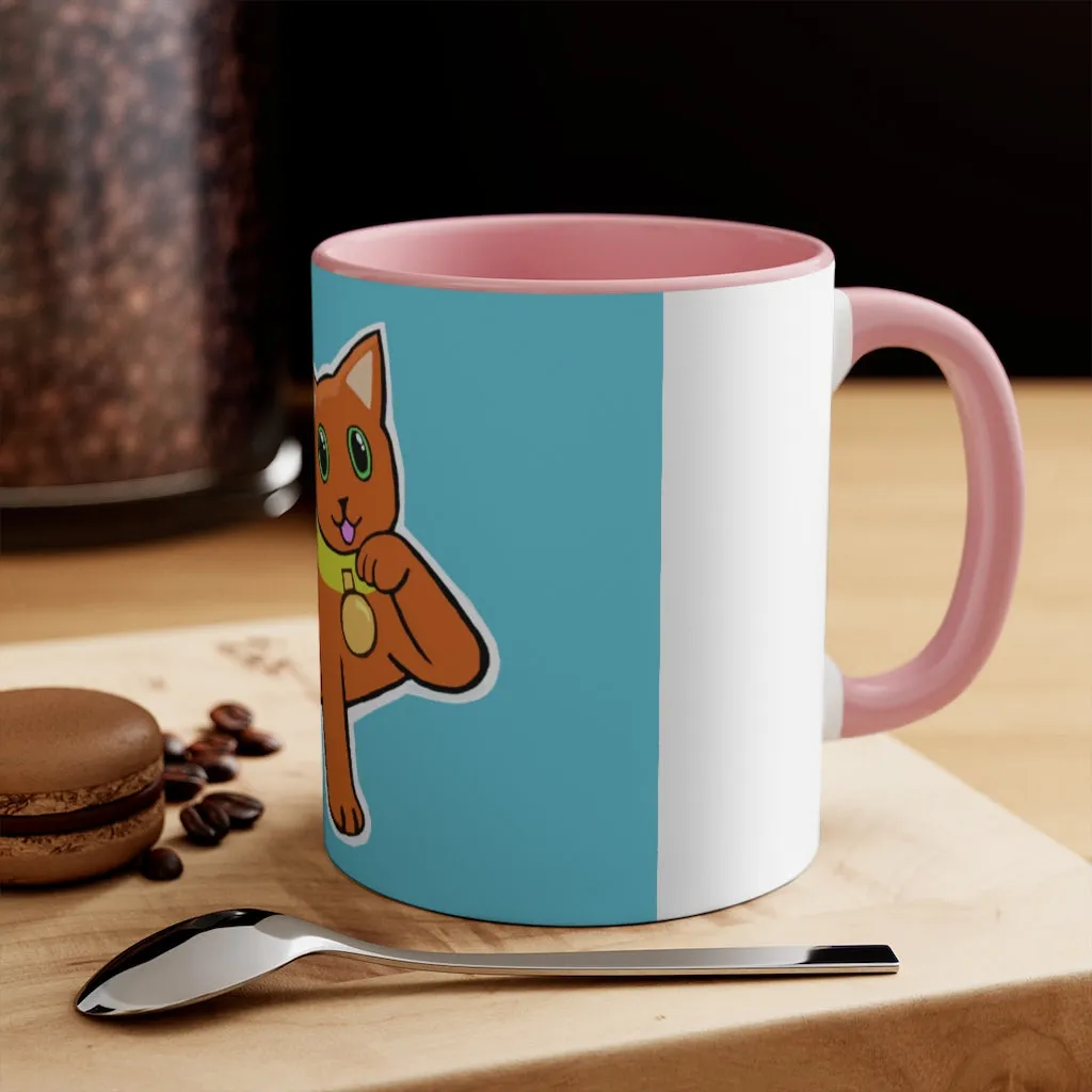 Orange Kitty Accent Mug