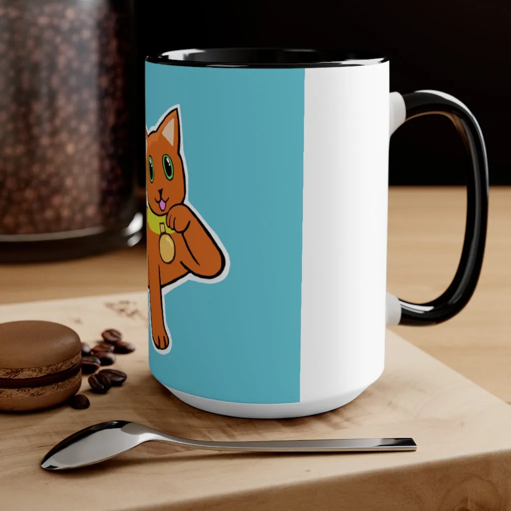 Orange Kitty Accent Mug