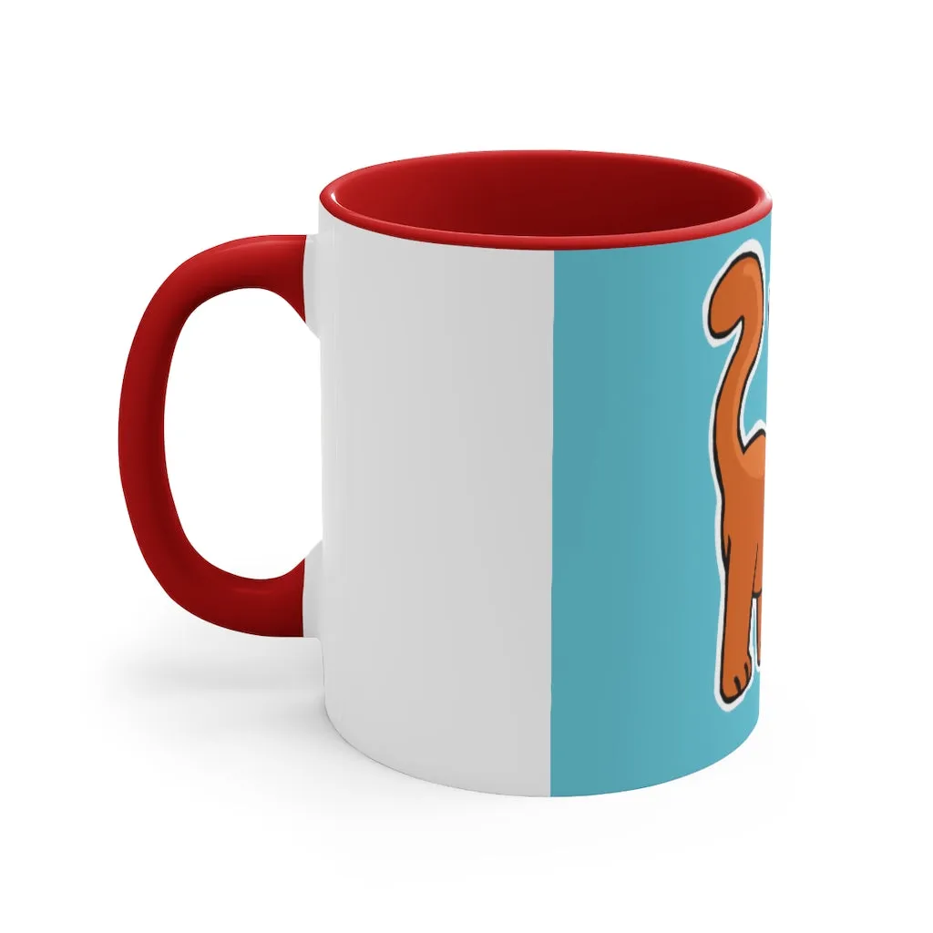 Orange Kitty Accent Mug