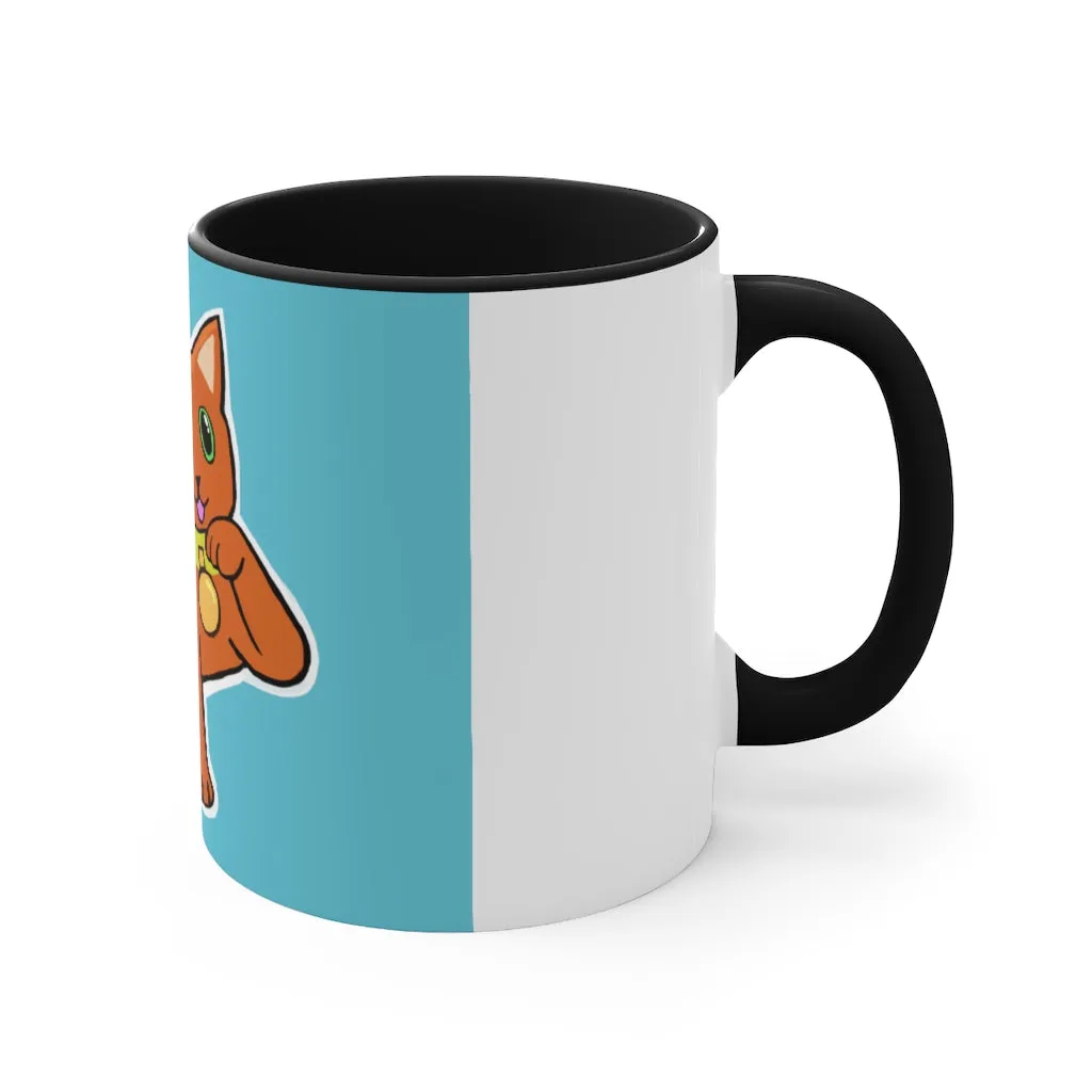 Orange Kitty Accent Mug