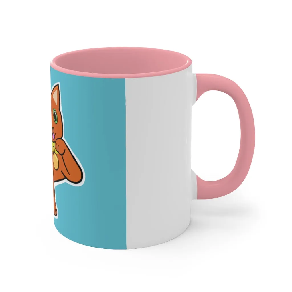 Orange Kitty Accent Mug