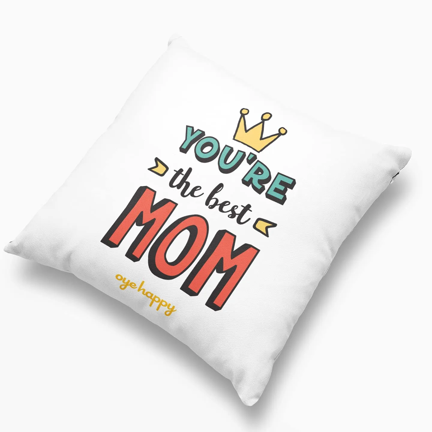 Oye Happy - Best Mom Combo (Best Mom Magnet, Mug and Cushion) - Unique Gift for Mother/Mother-in-Law on Mother's Day/Birthday