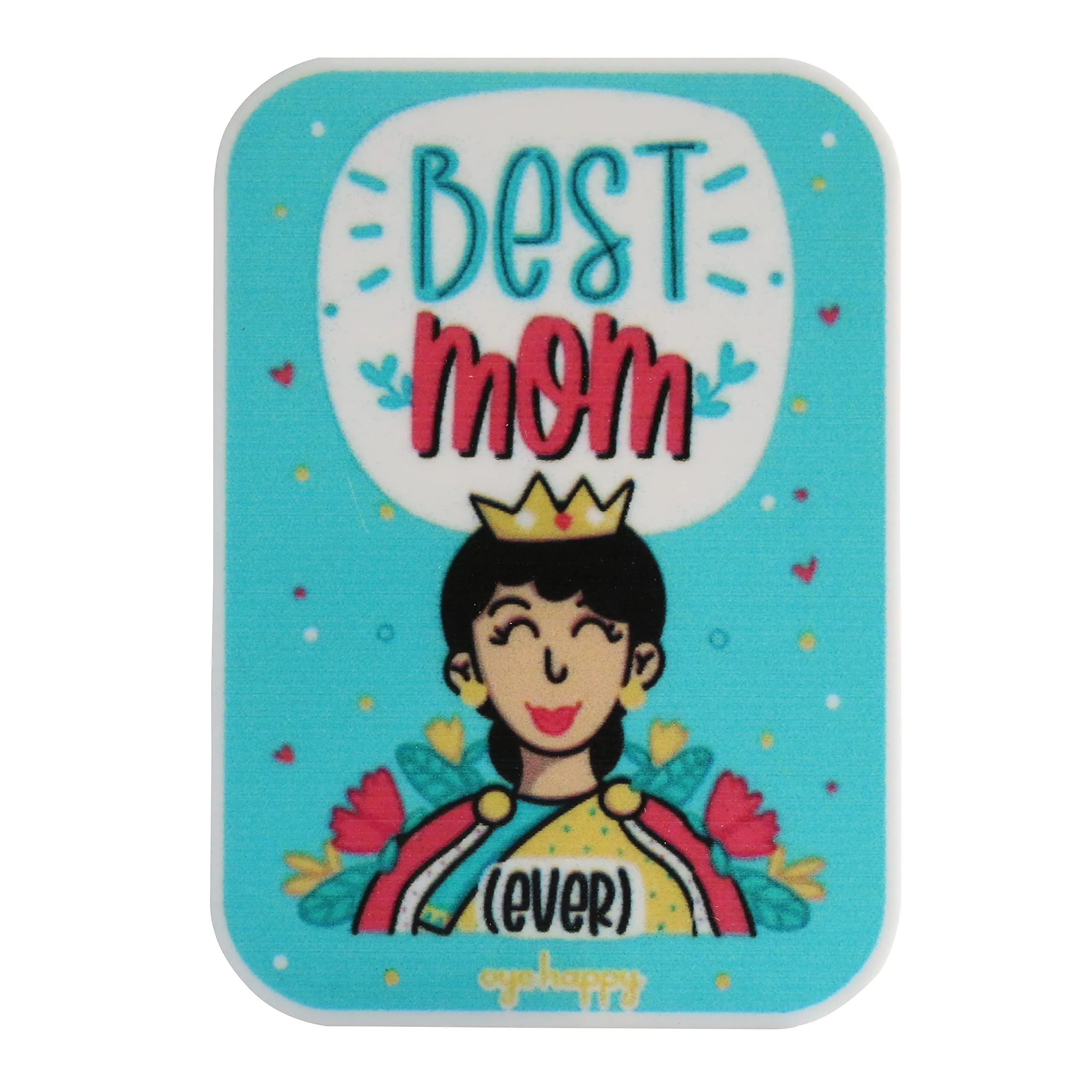 Oye Happy - Best Mom Combo (Best Mom Magnet, Mug and Cushion) - Unique Gift for Mother/Mother-in-Law on Mother's Day/Birthday