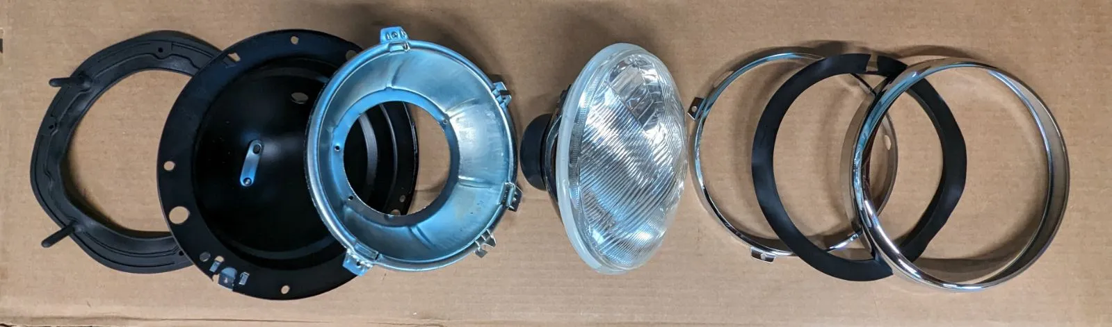 Pair of Complete Headlamp Assemblies