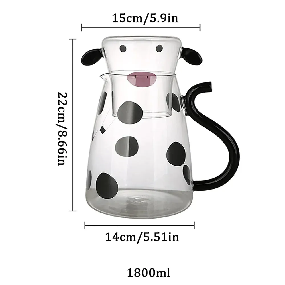 Pat and Pet Emporium | Home Products | Cute Cow Glass Jugs