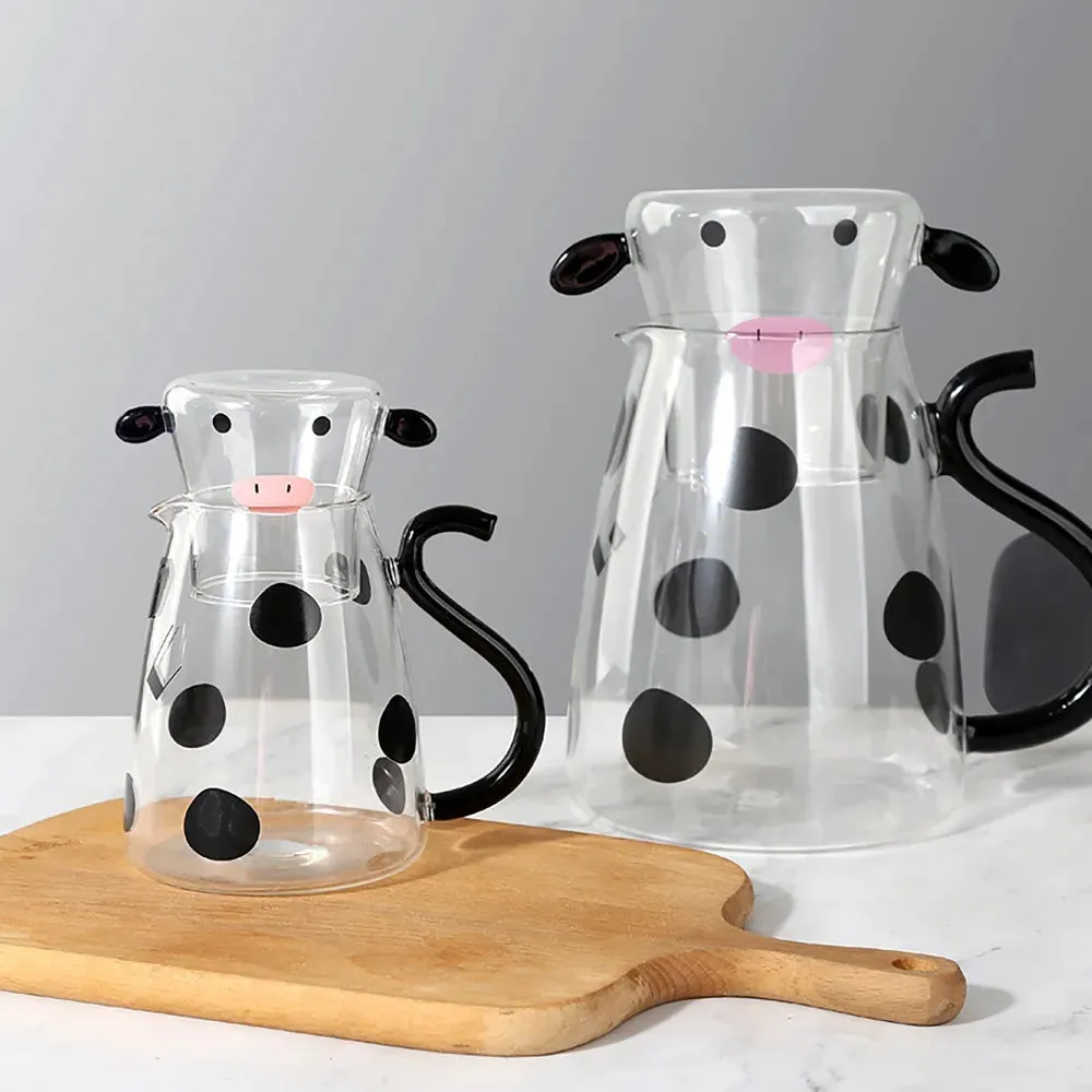 Pat and Pet Emporium | Home Products | Cute Cow Glass Jugs