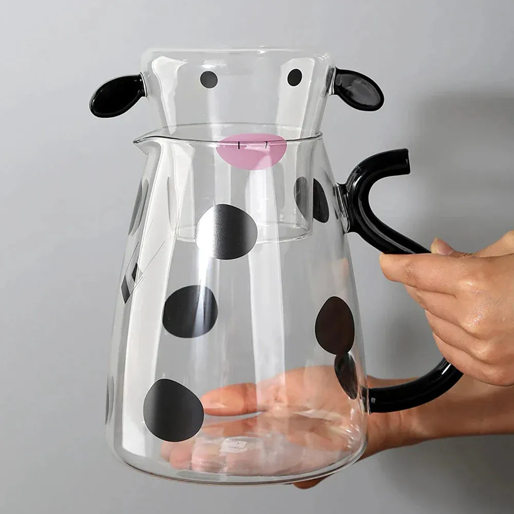 Pat and Pet Emporium | Home Products | Cute Cow Glass Jugs