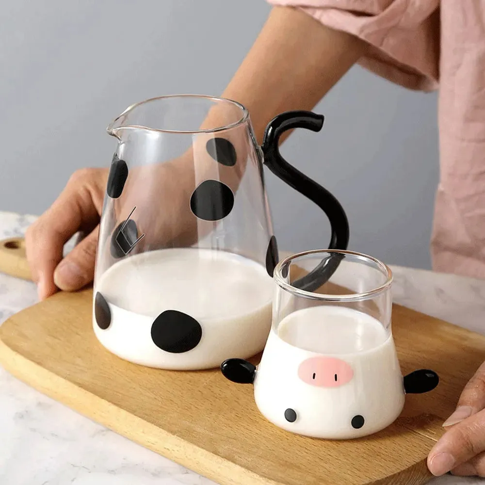 Pat and Pet Emporium | Home Products | Cute Cow Glass Jugs