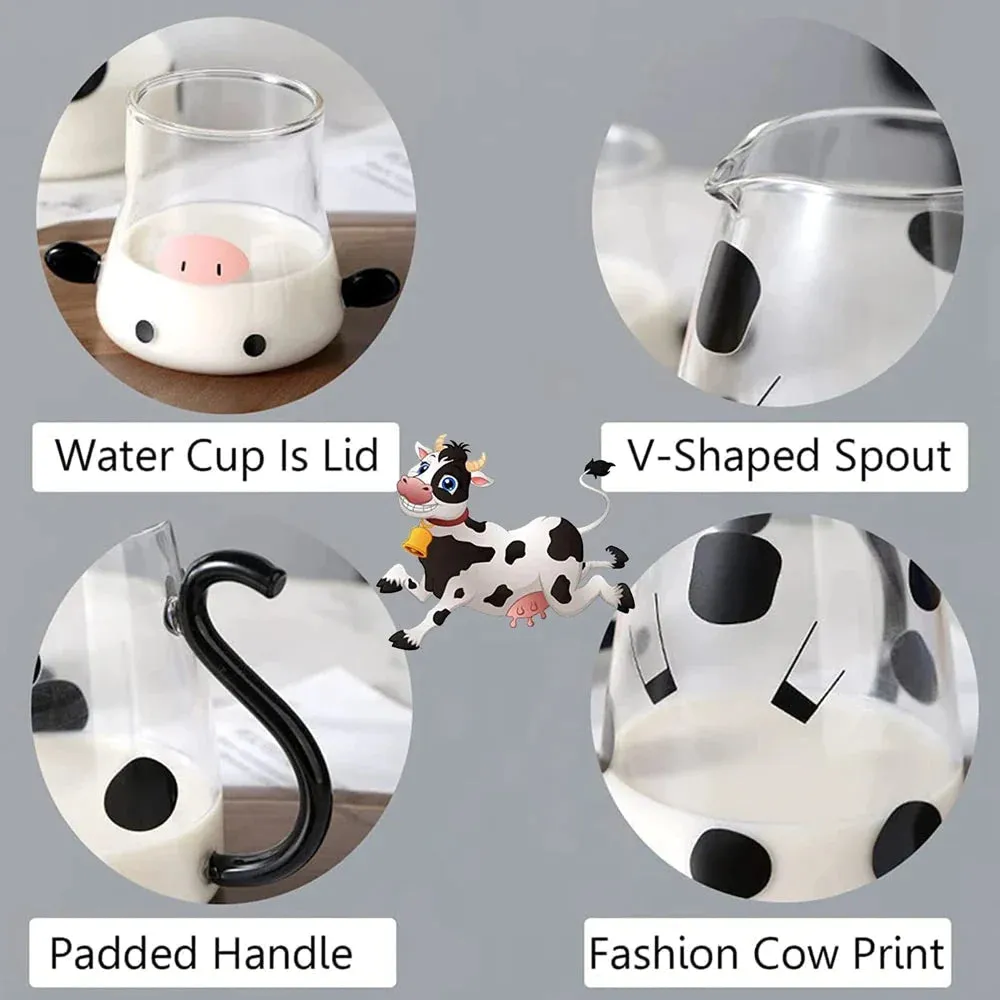 Pat and Pet Emporium | Home Products | Cute Cow Glass Jugs