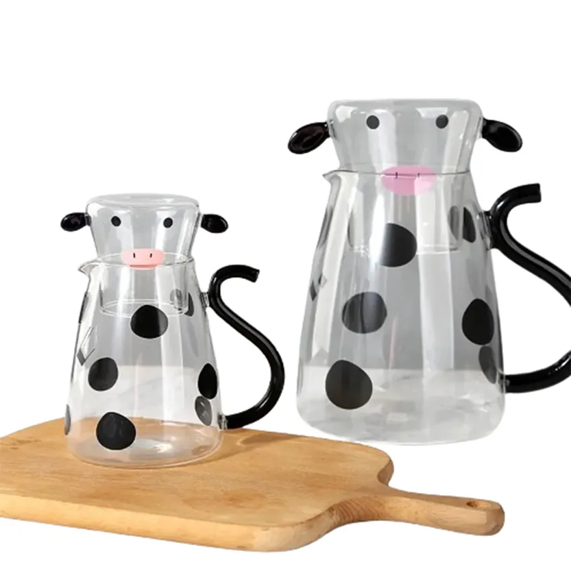 Pat and Pet Emporium | Home Products | Cute Cow Glass Jugs