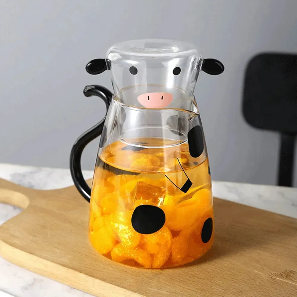 Pat and Pet Emporium | Home Products | Cute Cow Glass Jugs