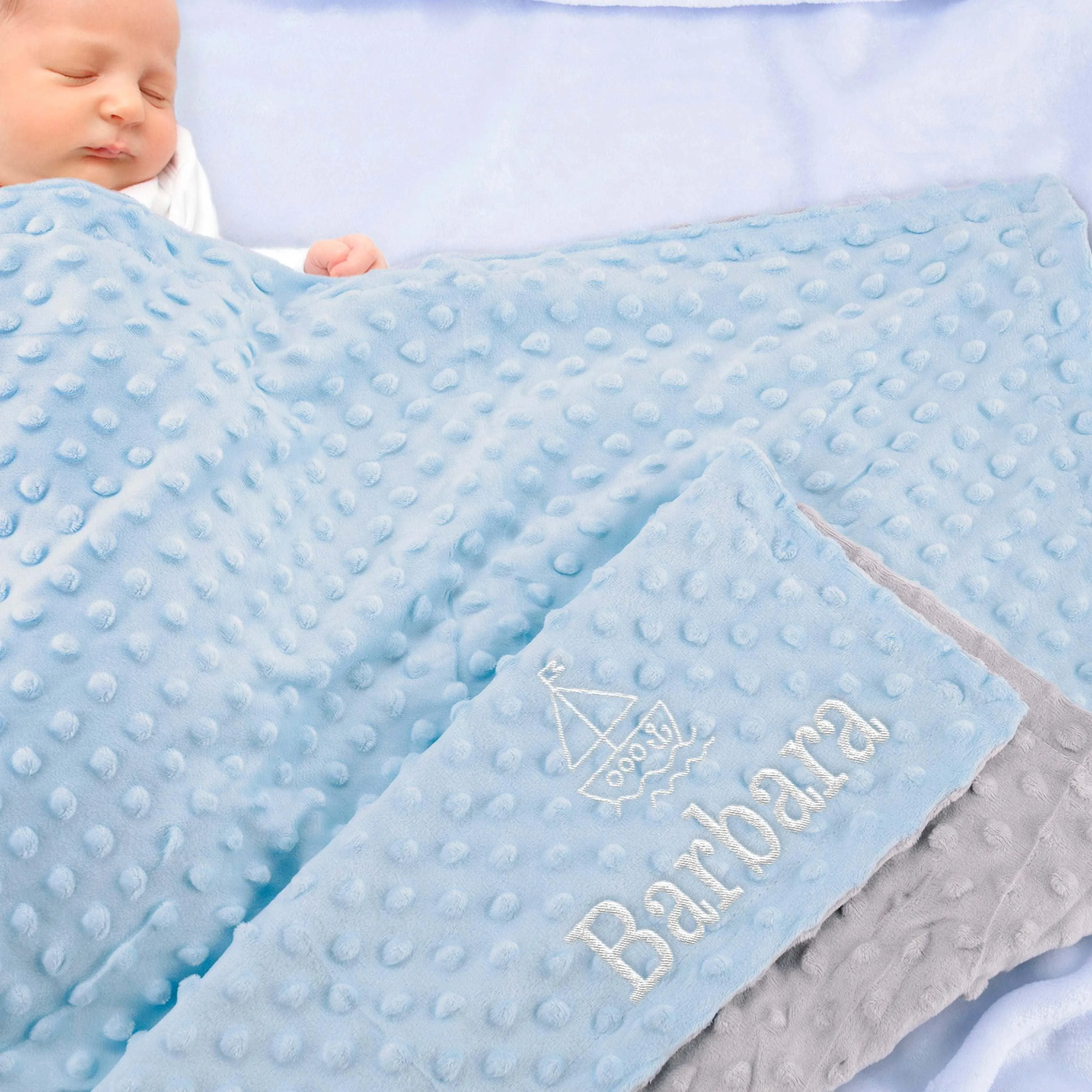 Personalized Embroidered Baby Blanket